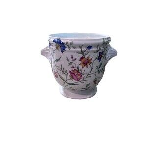 Towle Presents Royale Limoges France Floral Cachepot Adriana French Porcelain